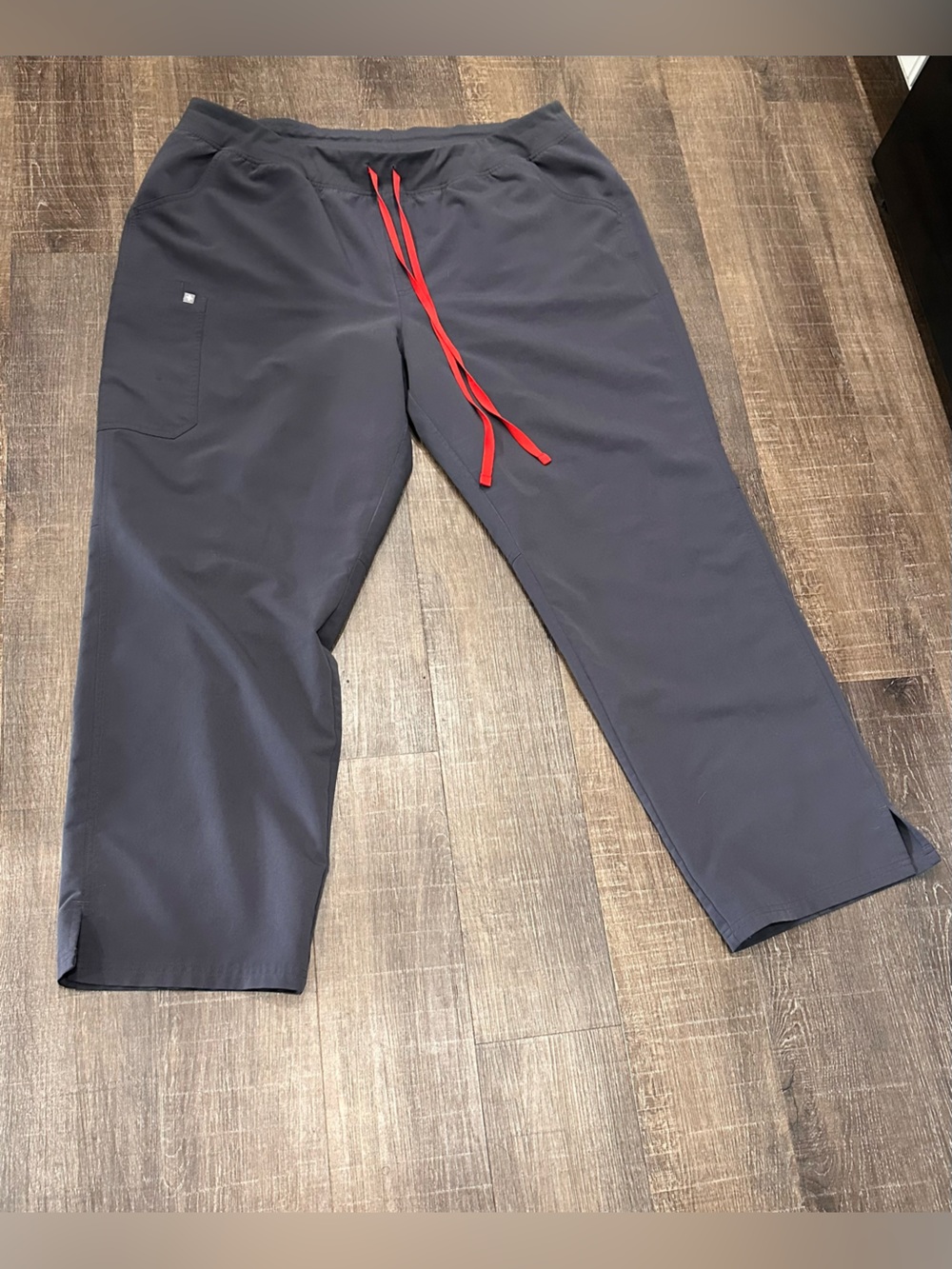 FIGS Women's KADE HighRise Straight Leg Scrub Pants Charcoal Gray Size 4XLT